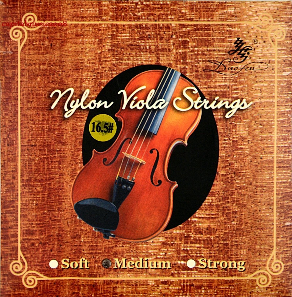 Duofen Viola Nylon Strings Set 15''-16.5'' Size - Medium Gauge