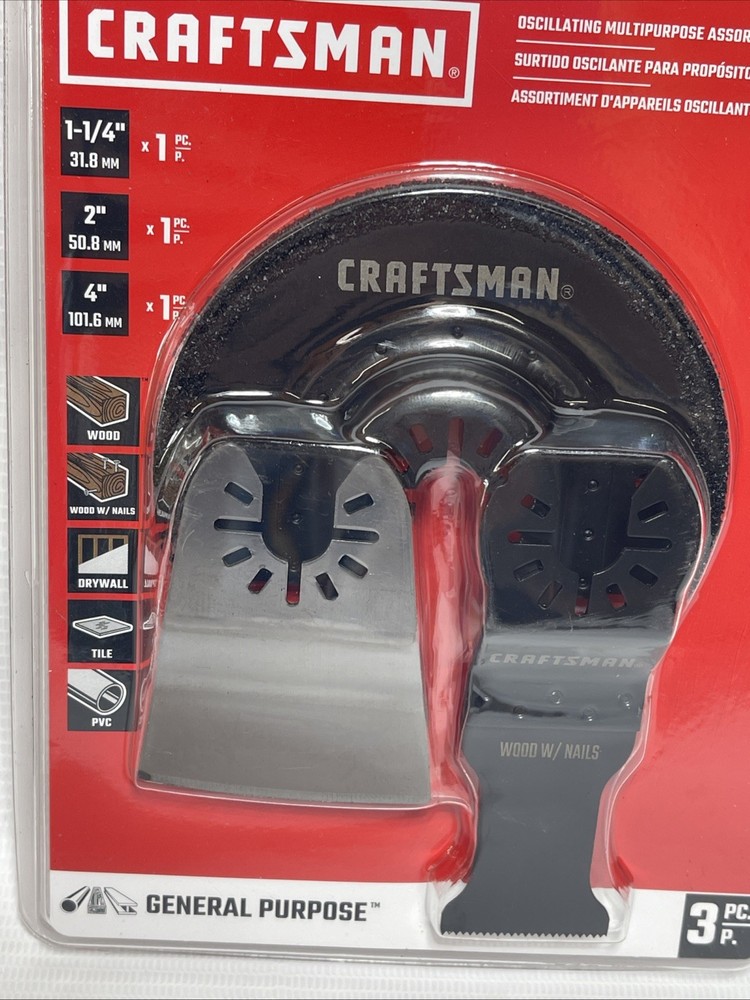 CRAFTSMAN Oscillating Multipurpose Assortment CMA0201 New