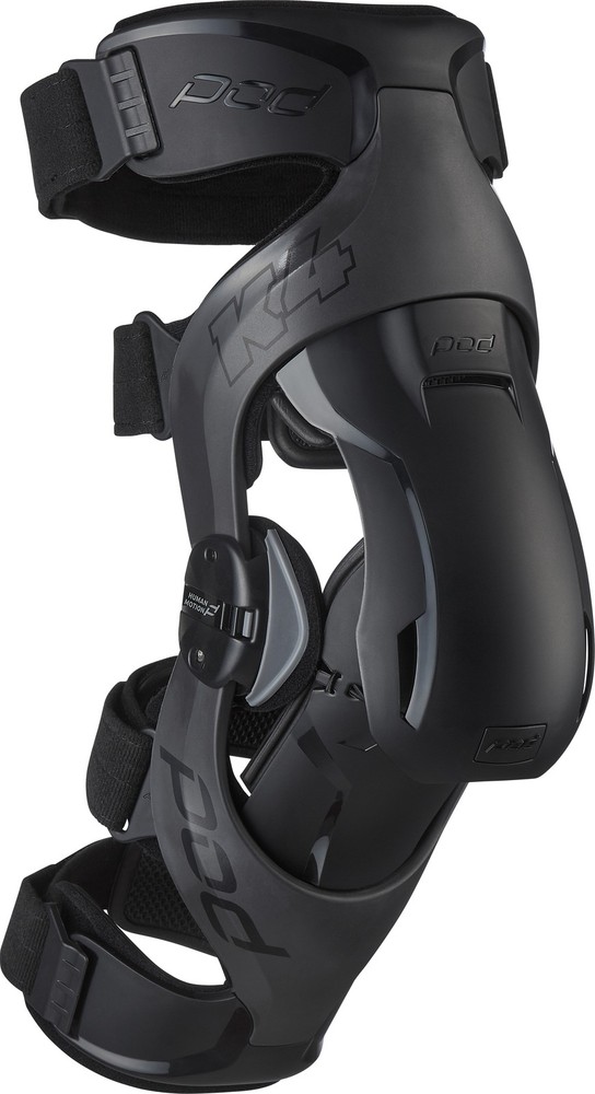 POD K4 V2.0 Knee Brace (Rt) Graphite/Black XL/2X - Multi-Sport Support