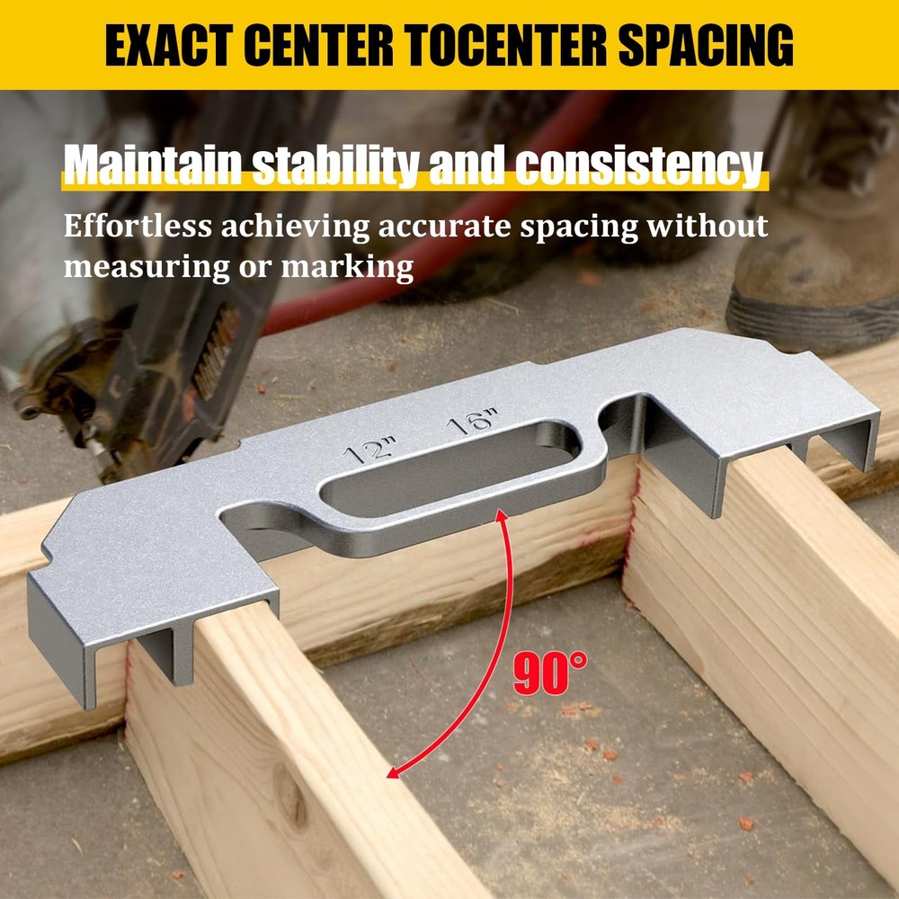 Framing tool 3-in-1,framing jig 12/14/16'' On-Center Stud Layout Tool,100% Ca...