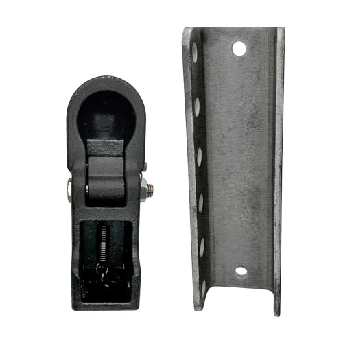 A.A Trailer Coupler with Adjustable Channel Bracket - - 2-5/16" Ball 5-Position