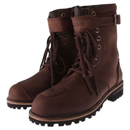 SPADA PILGRIM GRANDE LEATHER BOOTS - BROWN - EU5