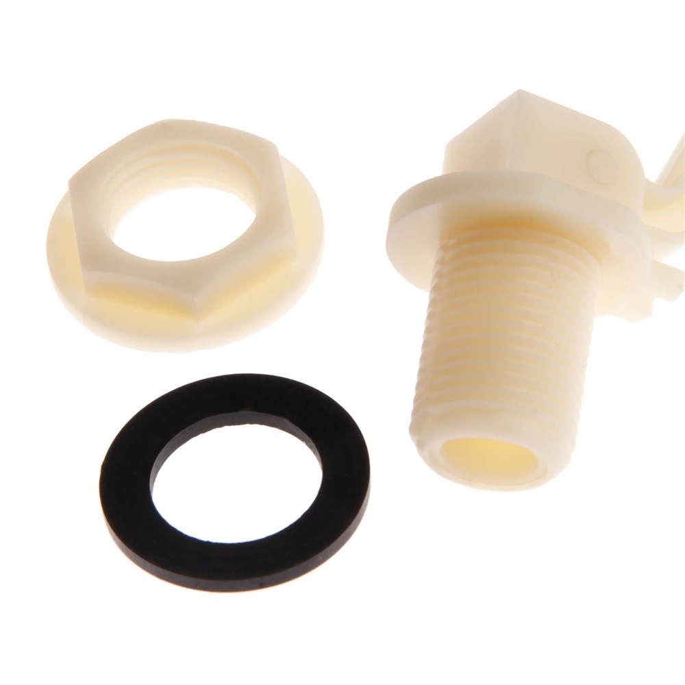 1Pc 1/2" Plastic Automatic Float Ball Valve DN15T Tank Tower Water Level Control