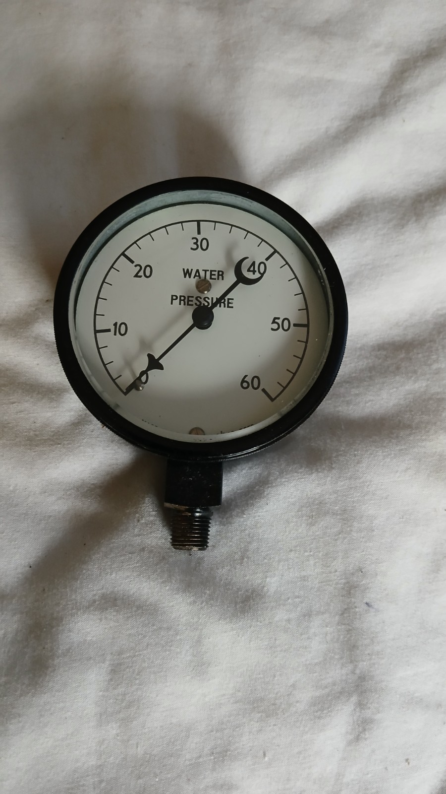 Vintage Water Pressure Gauge 0-60 "NOS" Military Surplus