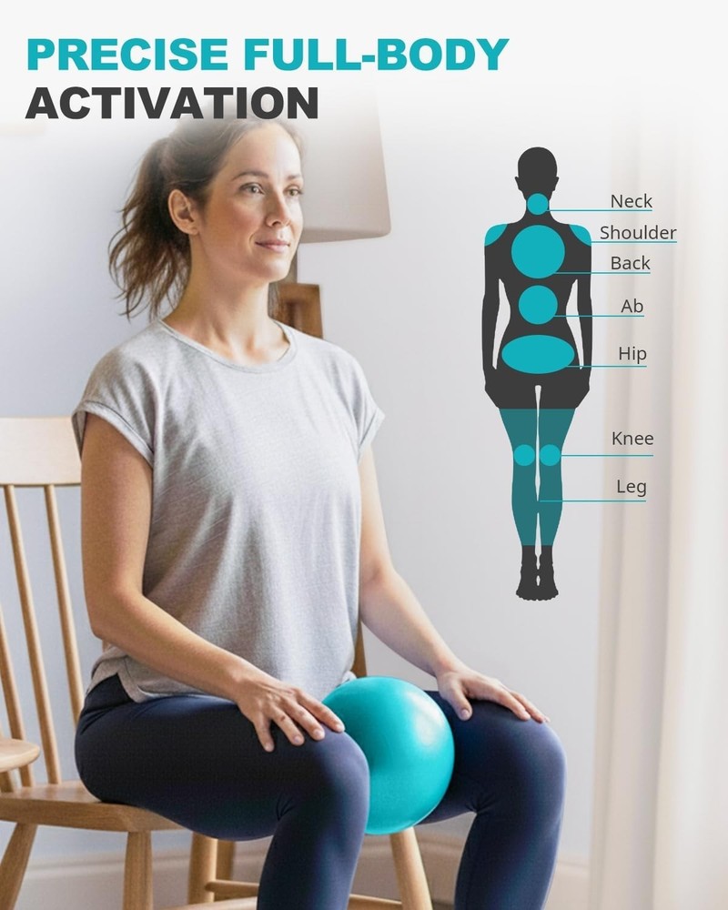 Professional-Quality Mini Yoga Ball - Core Strength & Balance Training Accessory