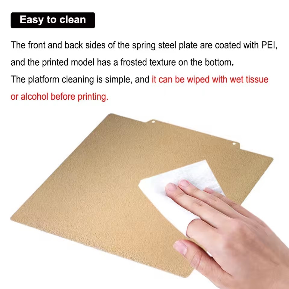 For Elegoo Centauri Carbon PEI Textured Double-sided Printing Build Plate
