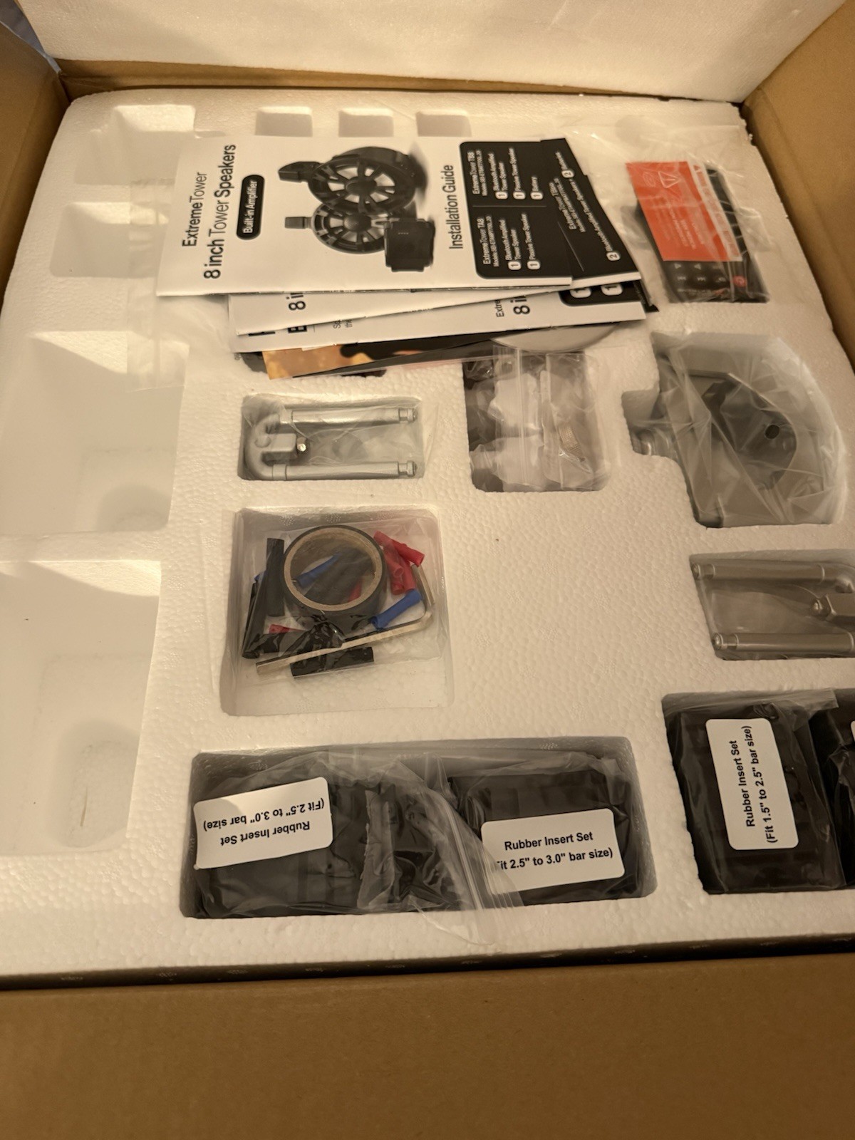 ECOXGEAR ExtremeTower Speakers ET08 - 2 Passive Extreme 8 inch Tower Speakers