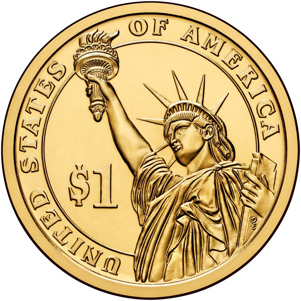 2015 D Dwight Eisenhower Presidential Dollar From Mint Roll - Position B