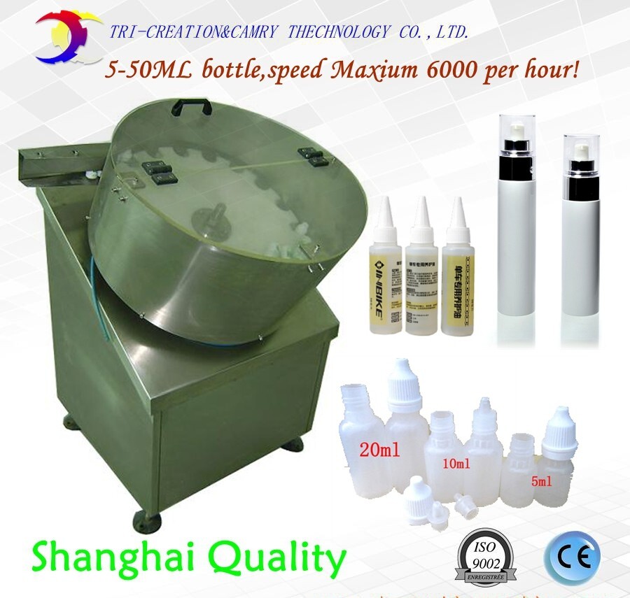 Deposit for automatic bottle,small dose round bottle unscrambler machine