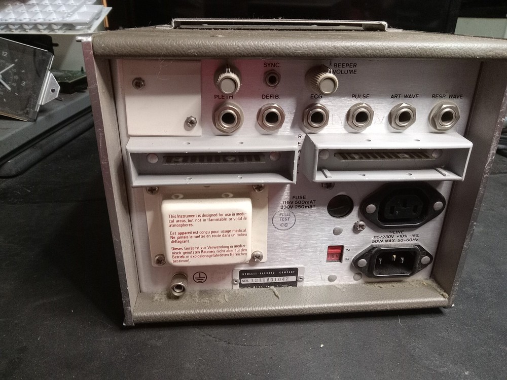 No Modules - HP HEWLETT PACKARD 78201B DIGITAL BLOOD PRESSURE TRANSDUCER SYSTEM
