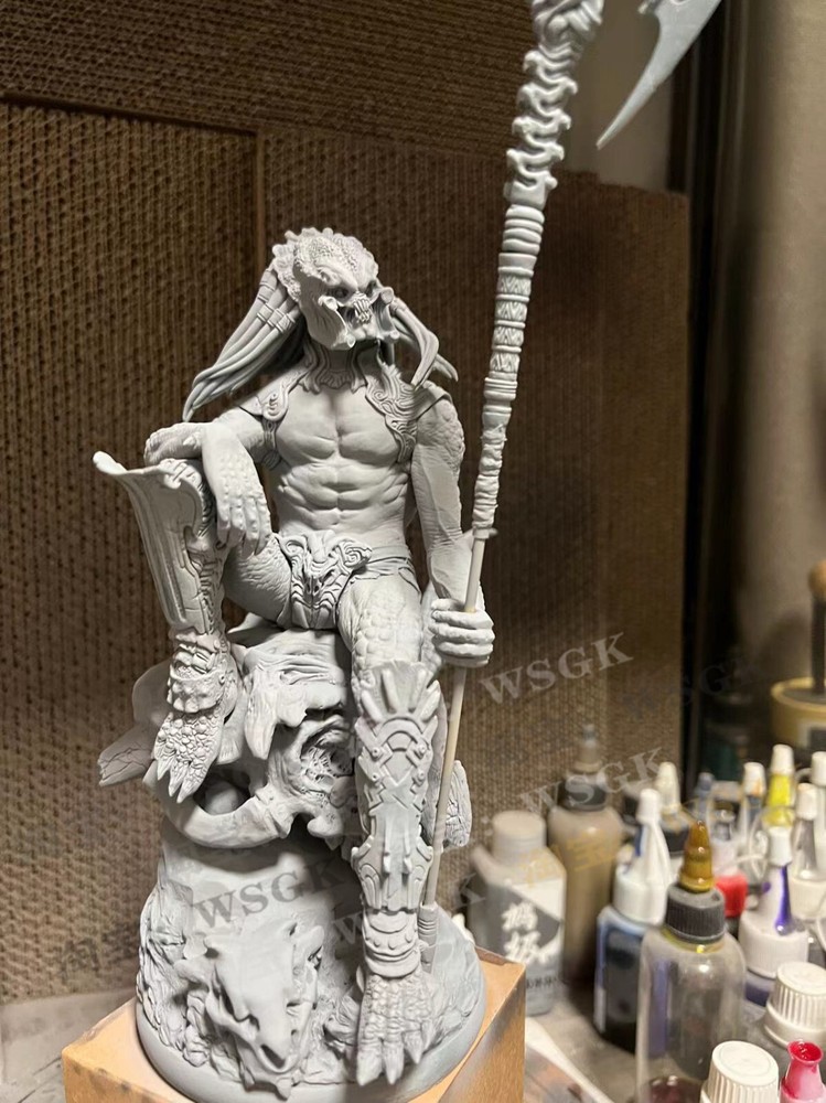 Alien vs. Predator Statue 1/10 Scale Kit Unpainted Unssembled Figure Collection
