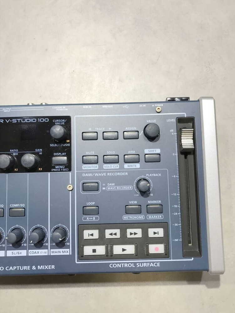 Roland Sonar cakewalk V-Studio 100 Mixer interface recorder