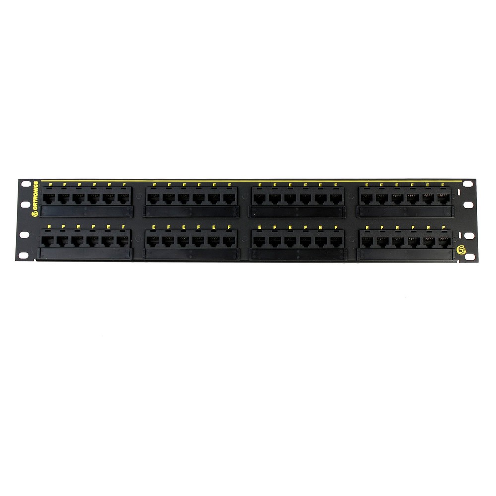 ORTRONICS OR-PHD5E6U48EFMS4 CLARITY CAT5E 48-PORT PATCH PANEL, RACK MOUNT