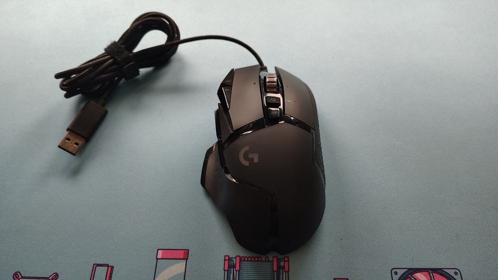 Logitech G502 Wired Gaming Mouse Black Optical USB Programmable Adjustable DPI