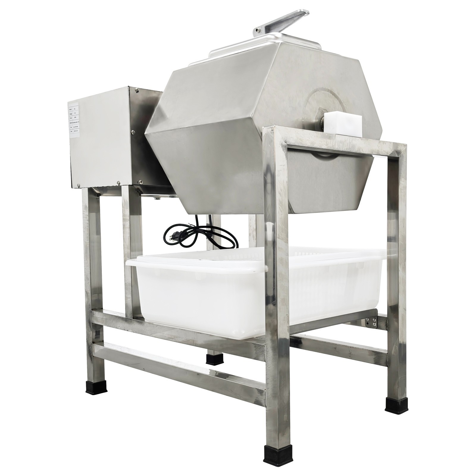 38L Commerical Chicken Marinating Machines Automatic Meat Tumbler Machine 110V