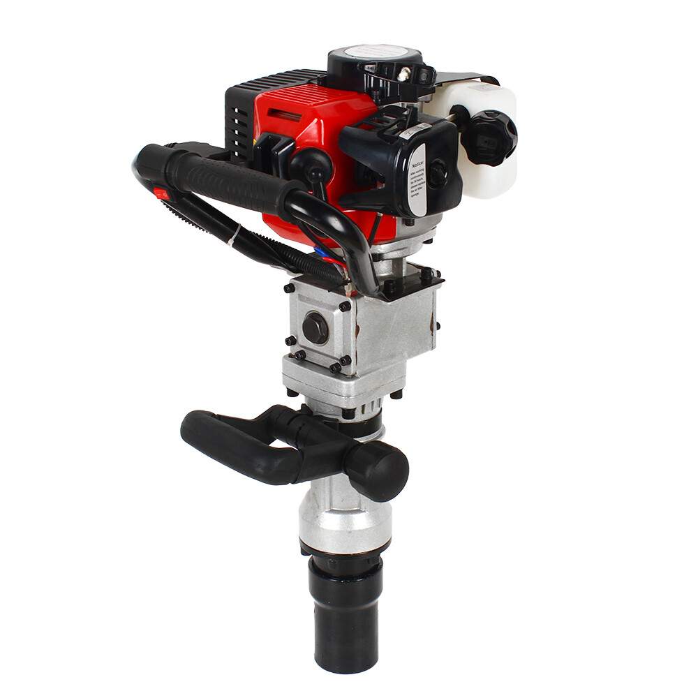 Gas Powered T-Post Driver 2-Stroke Gasoline Engine Fence Farm Push Pile Digger