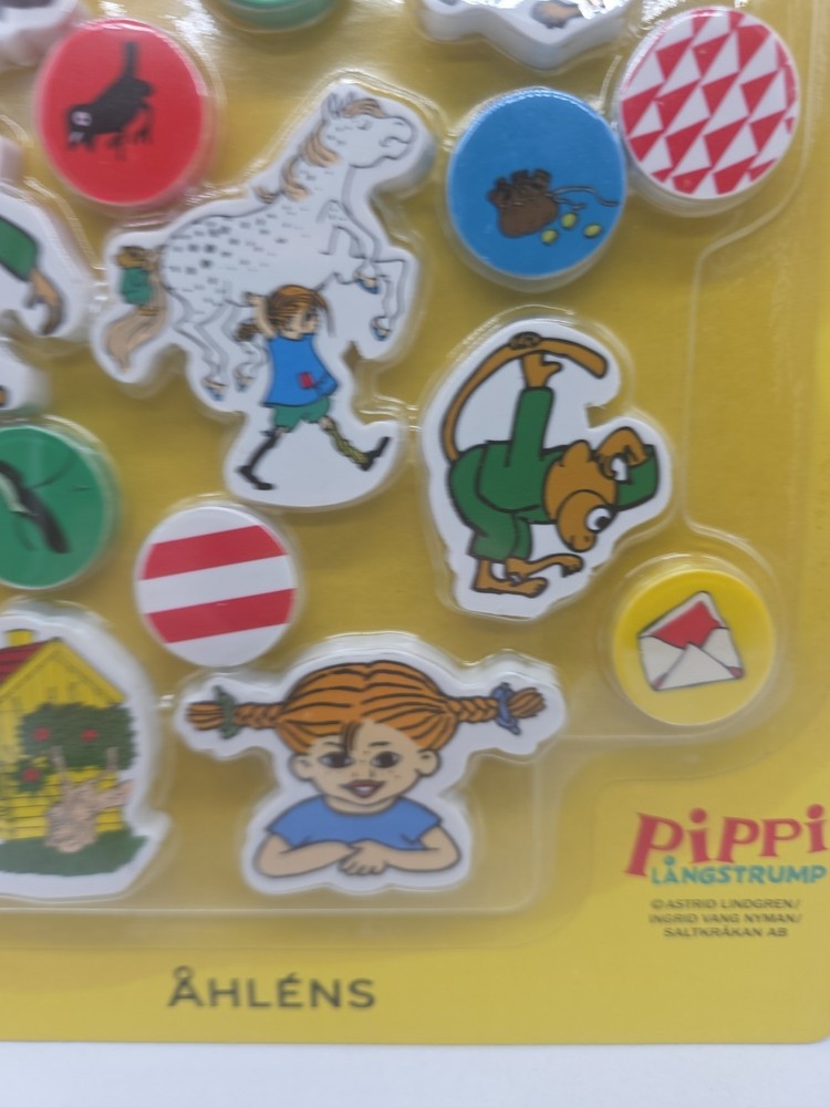 Pippy longstocking Eraser Set