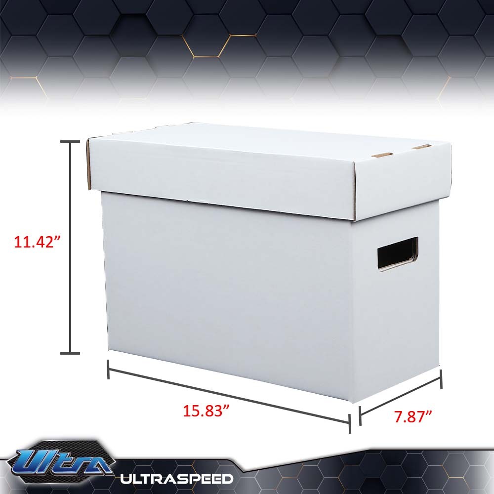 10Pcs Durable Comic Books Storage Boxes Short Holds 150-175 Stackable Archive