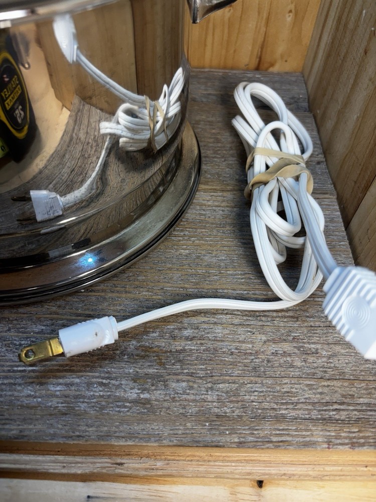 RARE FIND-NEIMAN MARCUS Silver Plated Electric Hot Plate Bowl