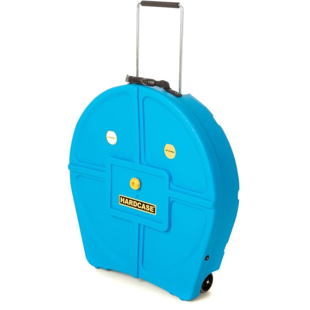 Hardcase Rolling Cymbal Case 24" Light Blue