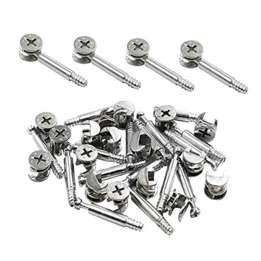 Furniture Cabinet Fixing Screw Locking Bolt Fittingpcs 30