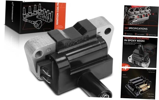 Engine Ignition Coil Pack Compatible with Nissan Frontier 2001-2004, Tsuru