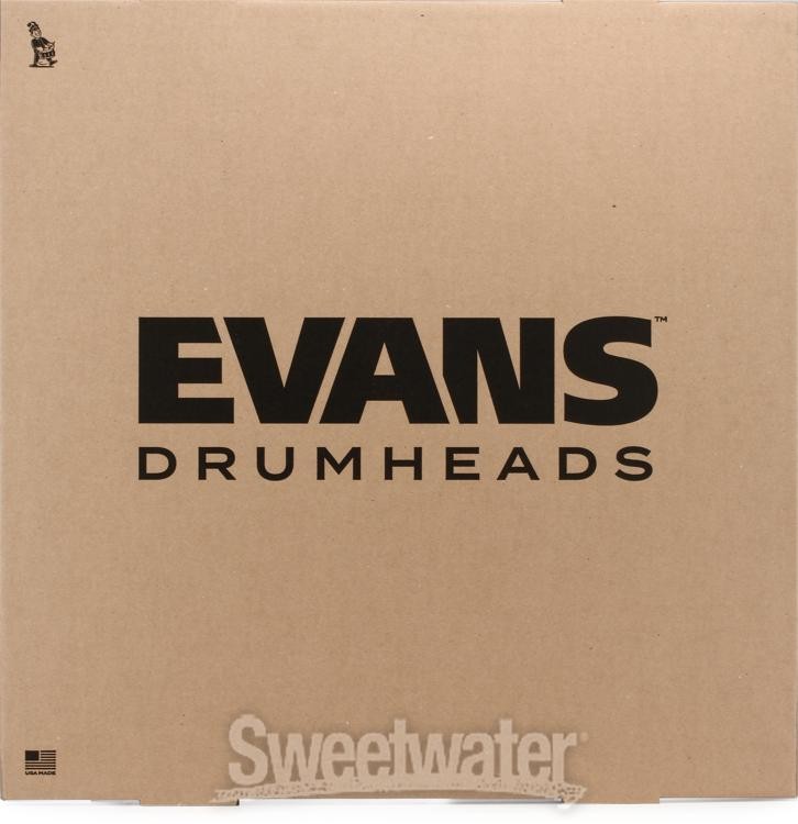 Evans MX2 Black Marching Bass Drumhead - 28 inch