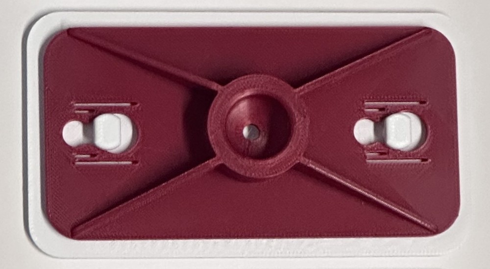 3D Printed Strong Replacement HEAD & TOP PLATE–Compatible w ZipWall Dust Barrier