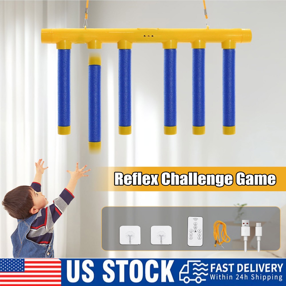 Reflex Challenge Game,Falling Sticks Game, New Hand Eye Coordination Training US