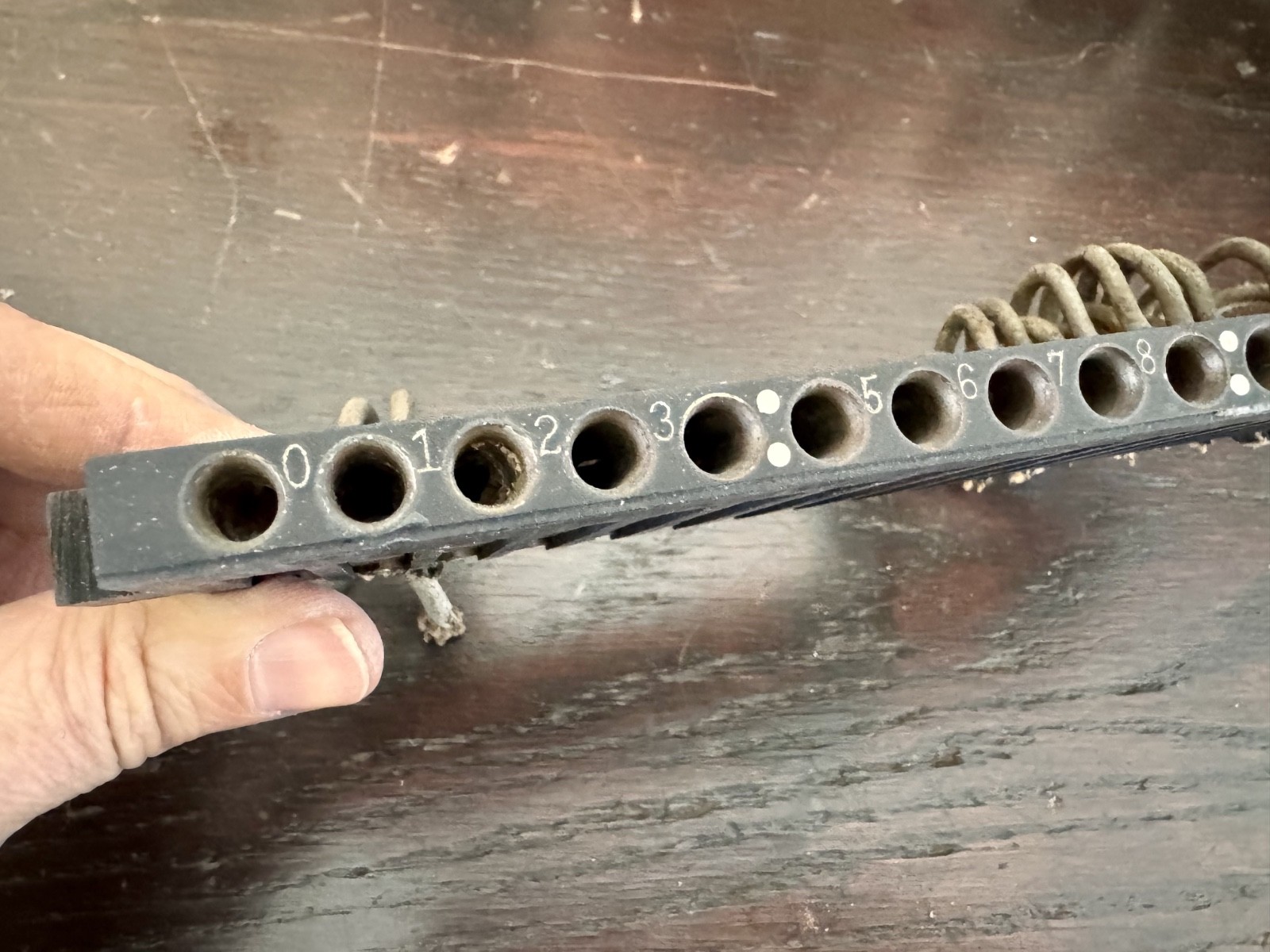 Vintage Industrial Power Board Battery Selector Switch 0-19 1890s Ebonite Weston