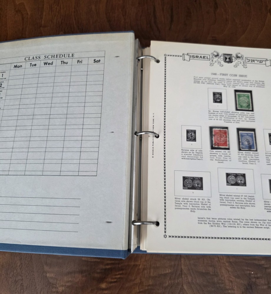 Israel Folder Stamps Over 170