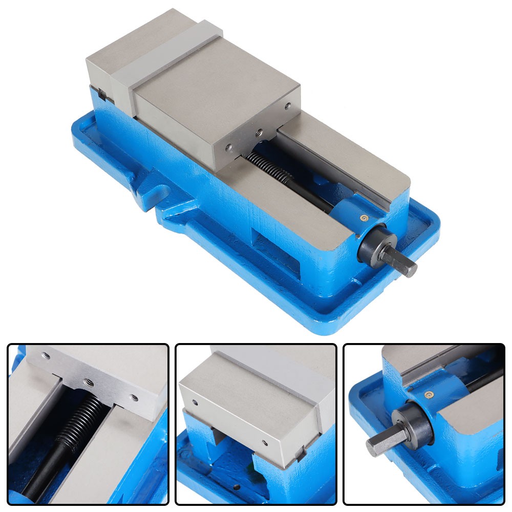 Milling Machine Bench Vise Clamping Vice Precision Without Base 4" Lockdown CNC