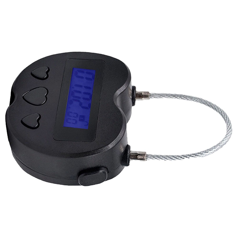 1x Black Time Lock LCD Display Time Lock Multifunction Travel Electronic Timer
