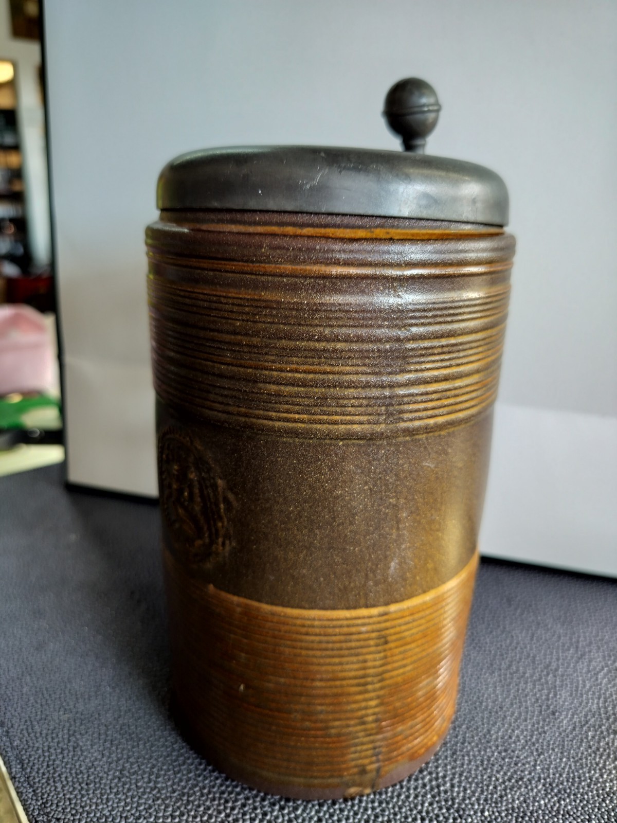 Rare VTG Gerz Koenig Pilsener Jahreskrug 1980