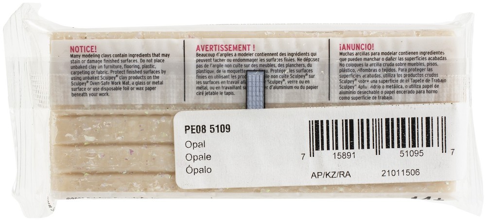 Premo Sculpey Polymer Clay 8oz Opal