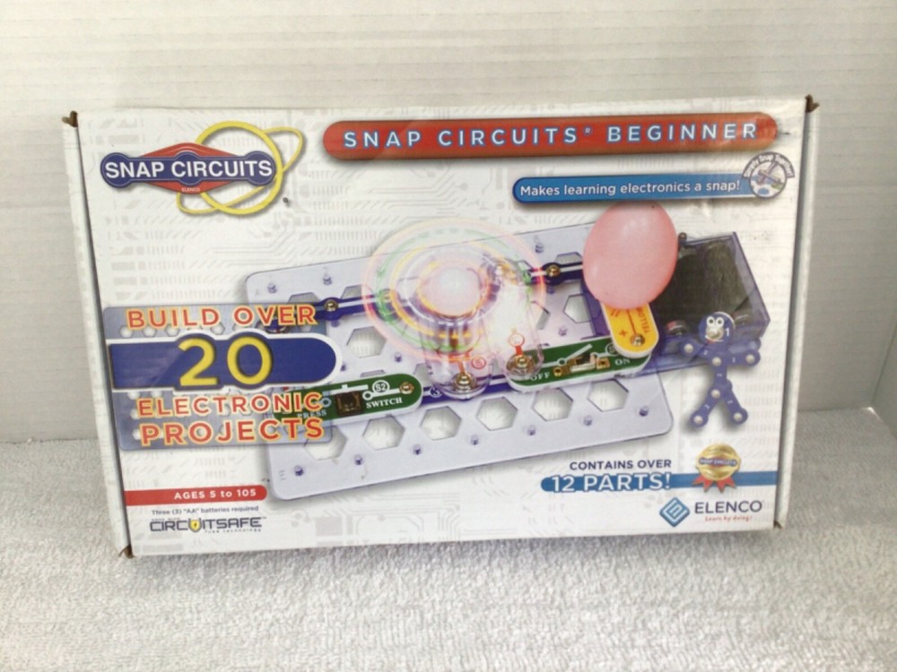 Snap Circuits Beginner Electronic Projects Kit Over 20 Projects