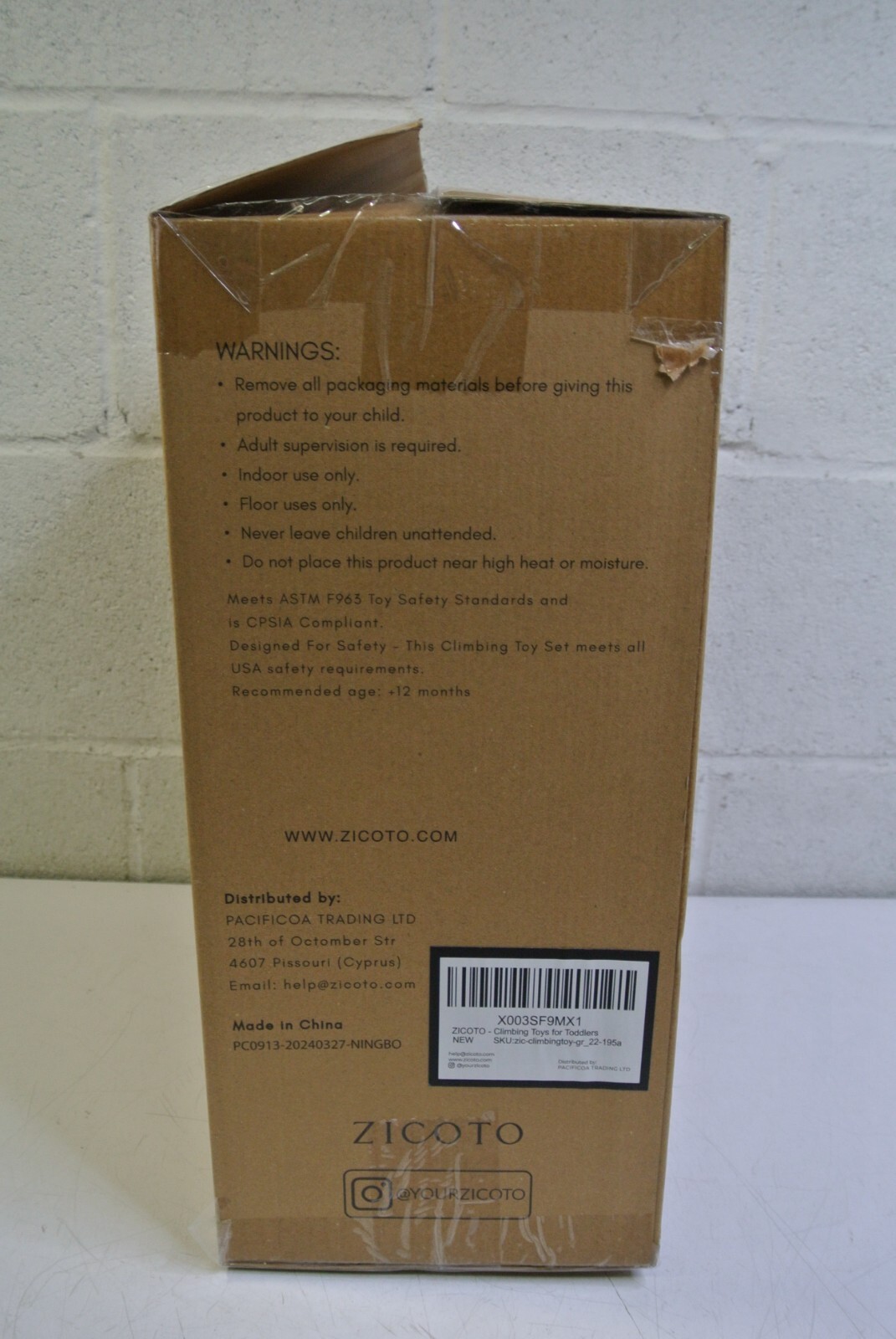 ZICOTO Climbing Toy for Toddlers Foam Blocks w/Ball Pit BALLS NOT INCLUDED