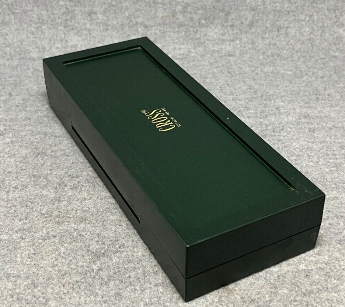 RARE Cross Matte Gray & 23K Gold Trim Pen & 0.5mm Pencil, Box, Manual