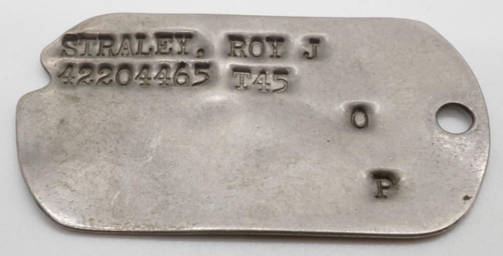 WWII 1945 Army Dog Tag T45