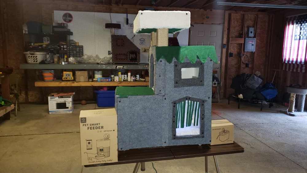 The Ultimate Indoor Cat House with Everything Your Cat Needs!