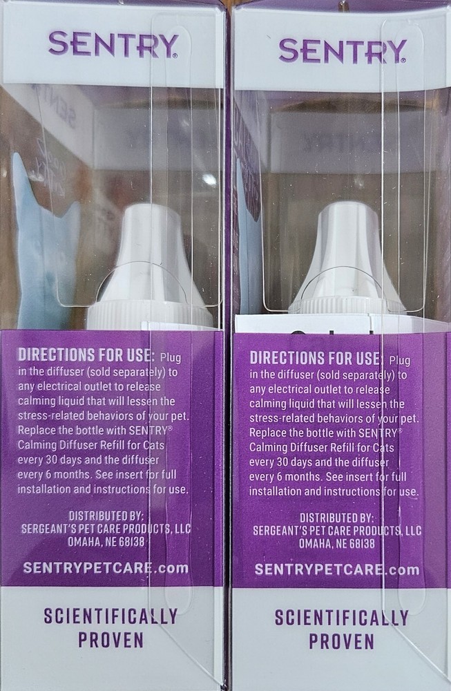 Sentry Calming Diffuser Refill for Cats (2 × 1.5 fl oz)