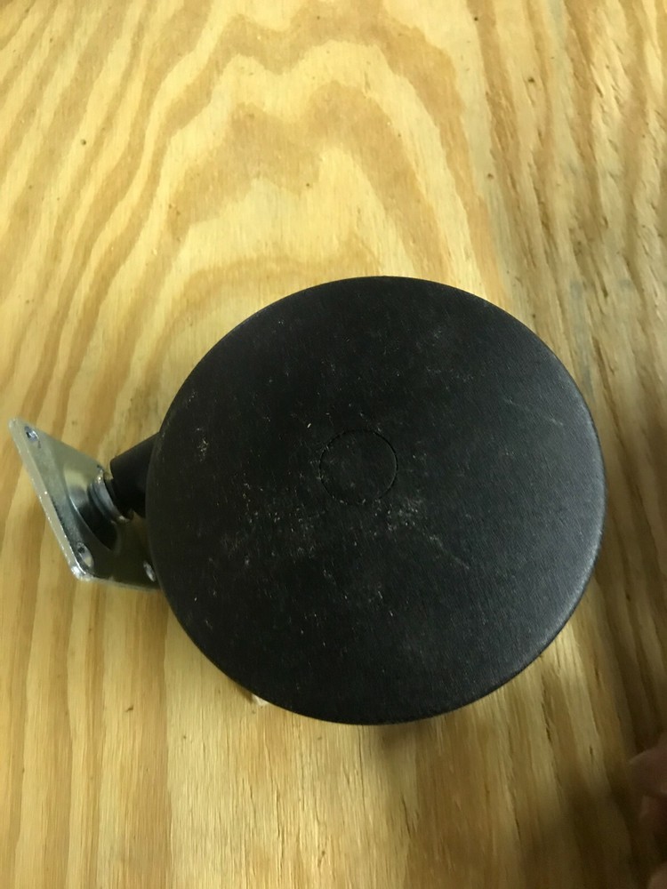 5" diameter plastic swivel casters