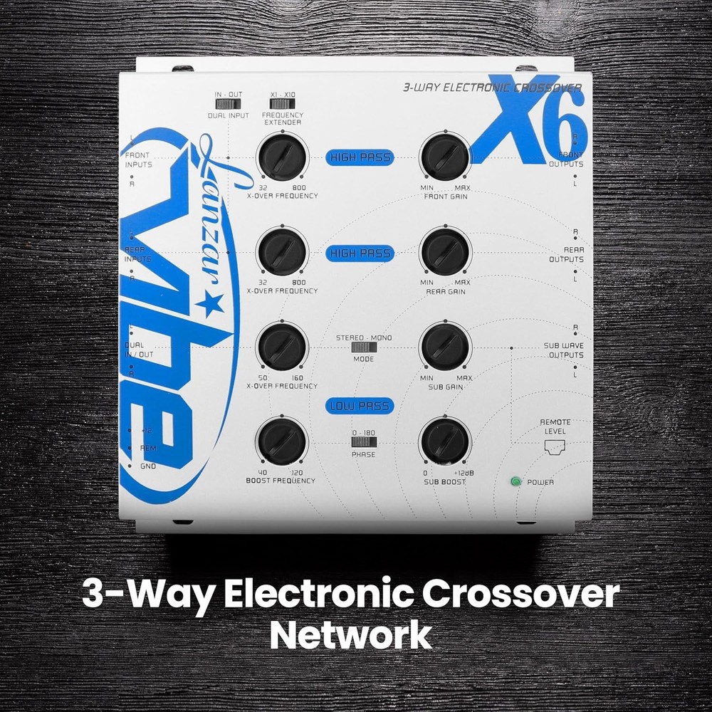Electronic Audio Crossover Network - Remote Control