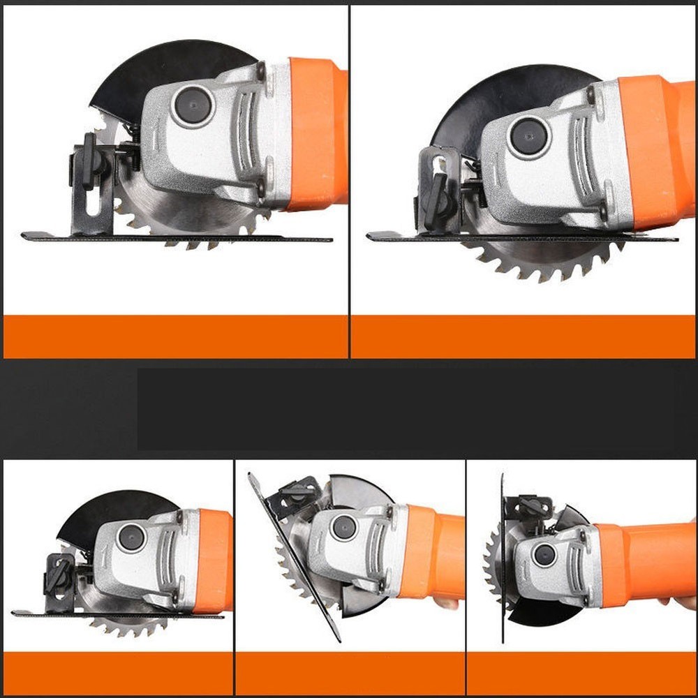 2pcs Adjustable Angle Grinder Stand Set with Cutting Bracket and Thick Guard