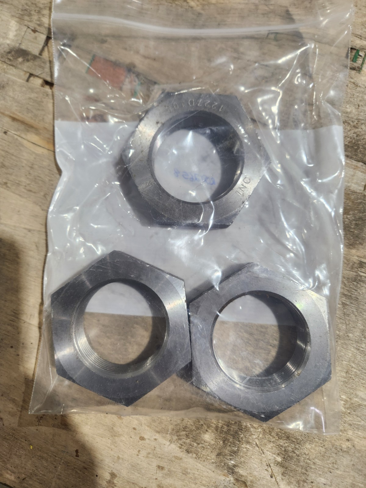 Qty 3*** Meritor R002658 Steer Axle Outer Adjuster Hex Nut 1-3/4"-12 X 2-1/2”