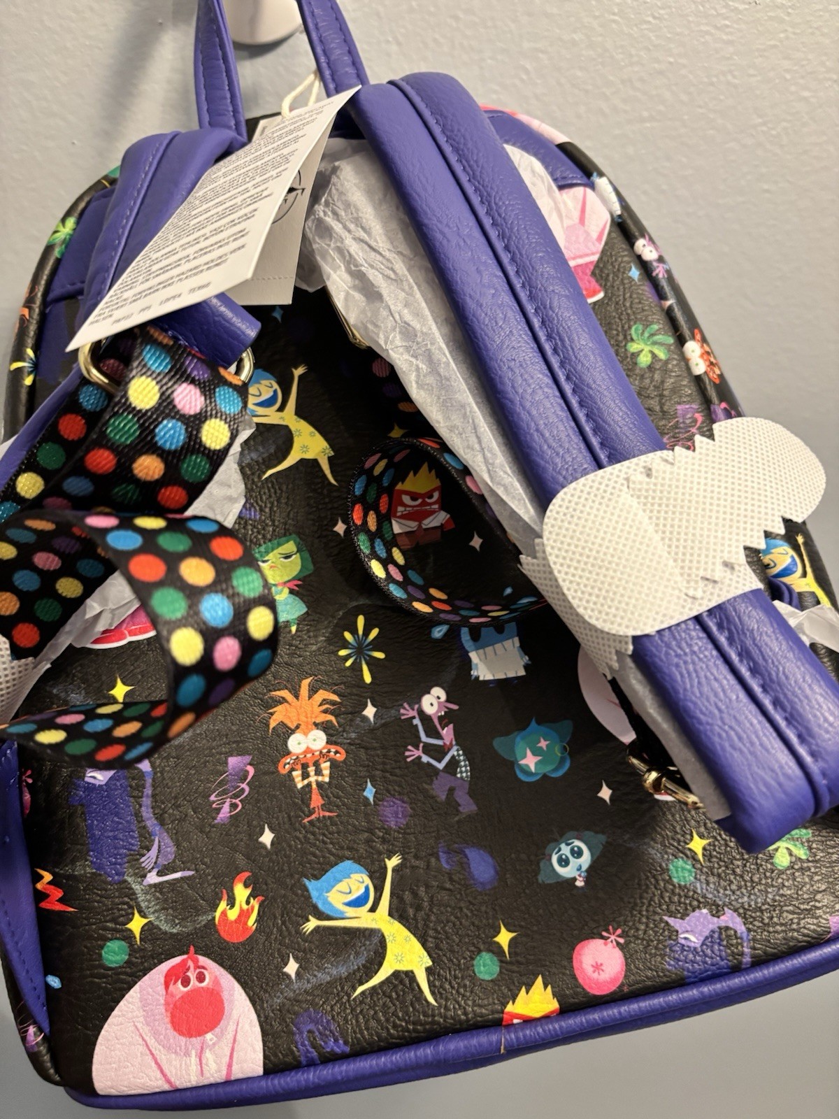 Disney Parks Pixar Inside Out 2 Backpack Bag Loungefly