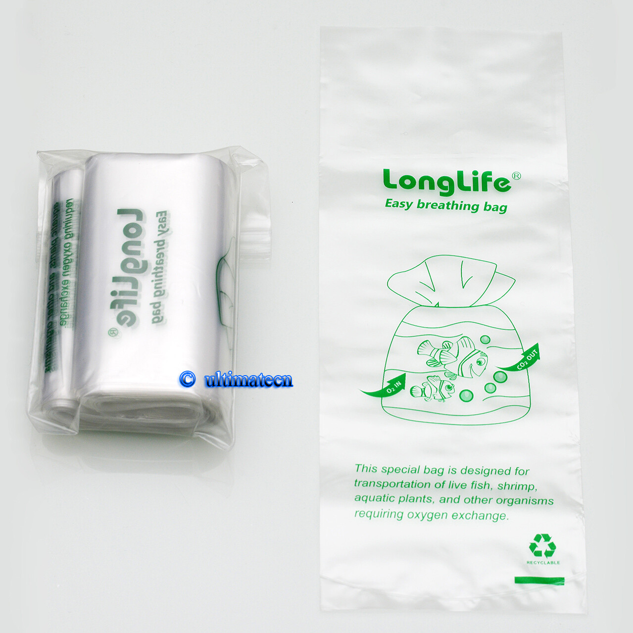 50/ 100 pcs -LongLife Aquarium Breathing Bags (curved seal)~Kordon Substitute