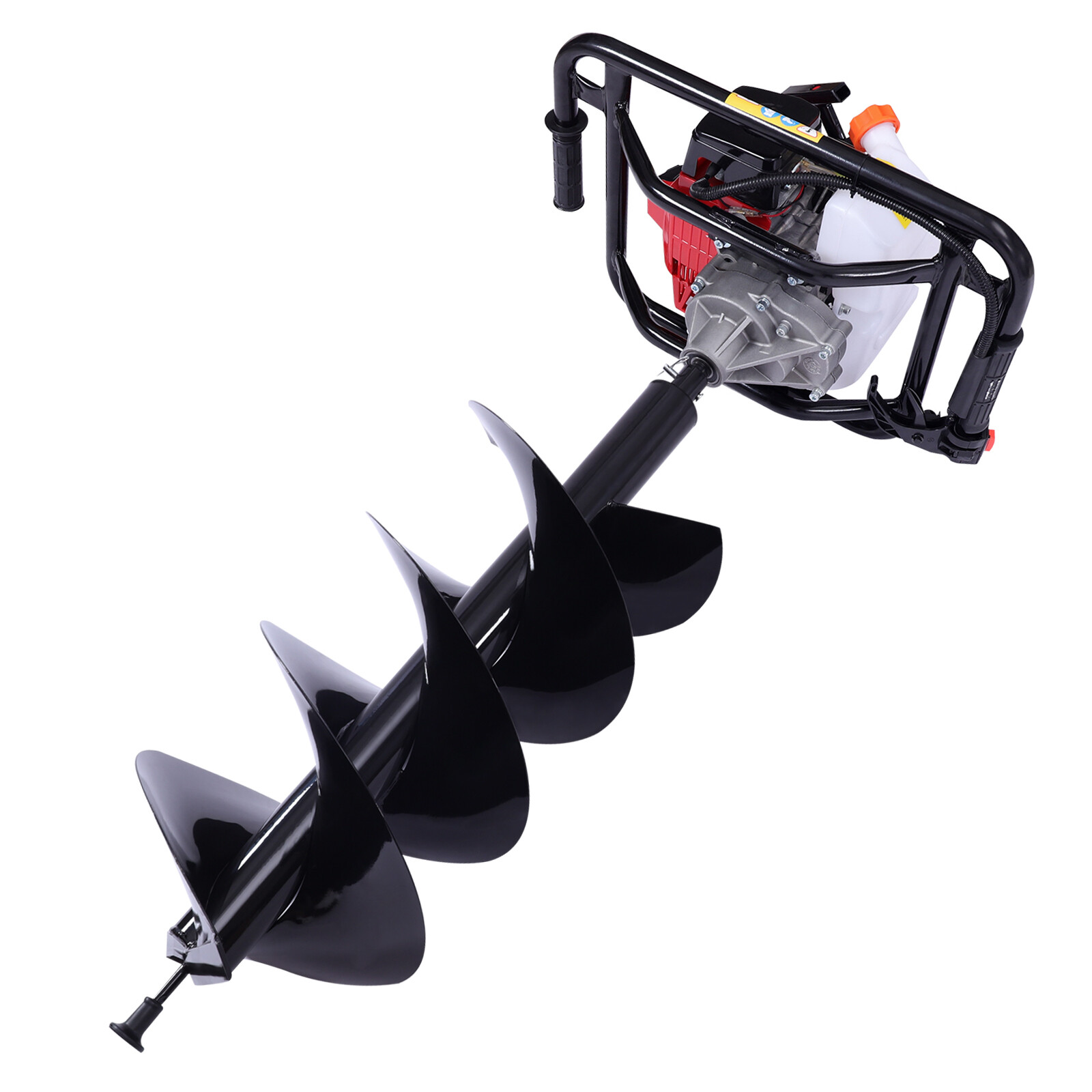 63cc 2-Stroke 3HP Gas Post Hole Digger with 12-Inch Earth Auger