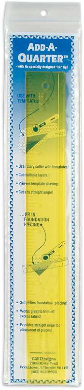 Add-A-Quarter Ruler 12"