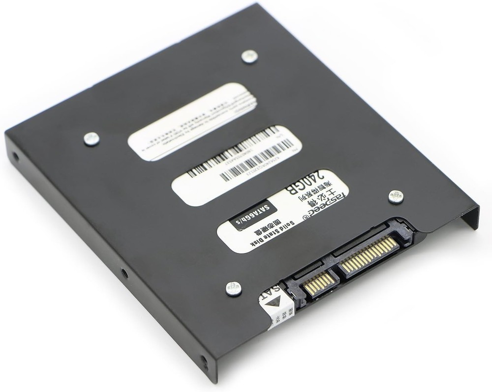 Complete 2-Pack SSD to HDD Mounting Bracket - Includes 16 Screws for Easy Setup